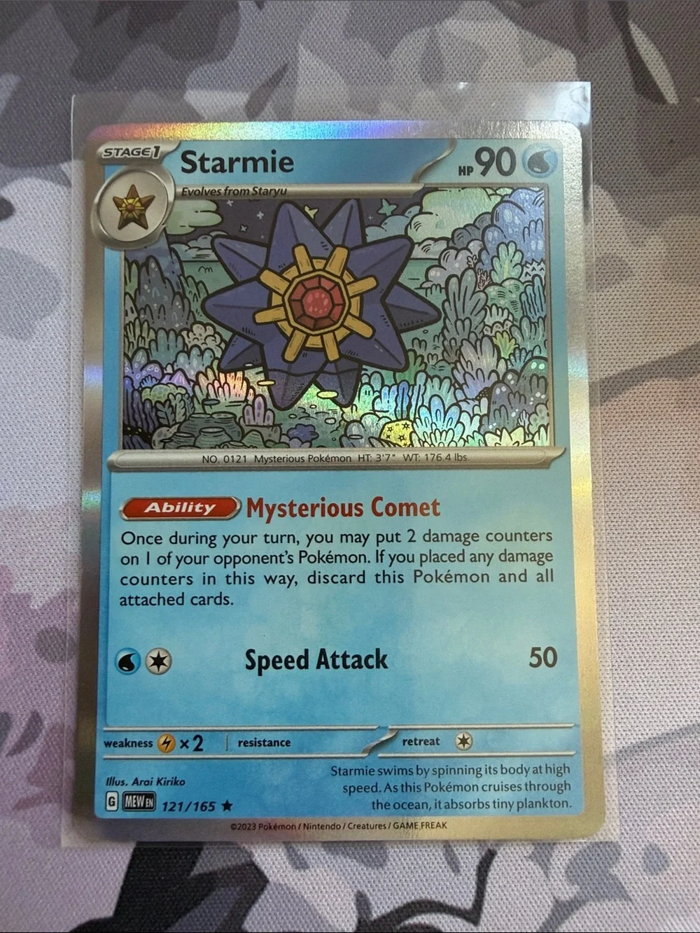 Staryu & Starmie Evolution Pokémon 151 Mini Lot | 2 Cards Reverse Holo ✨5/$25✨